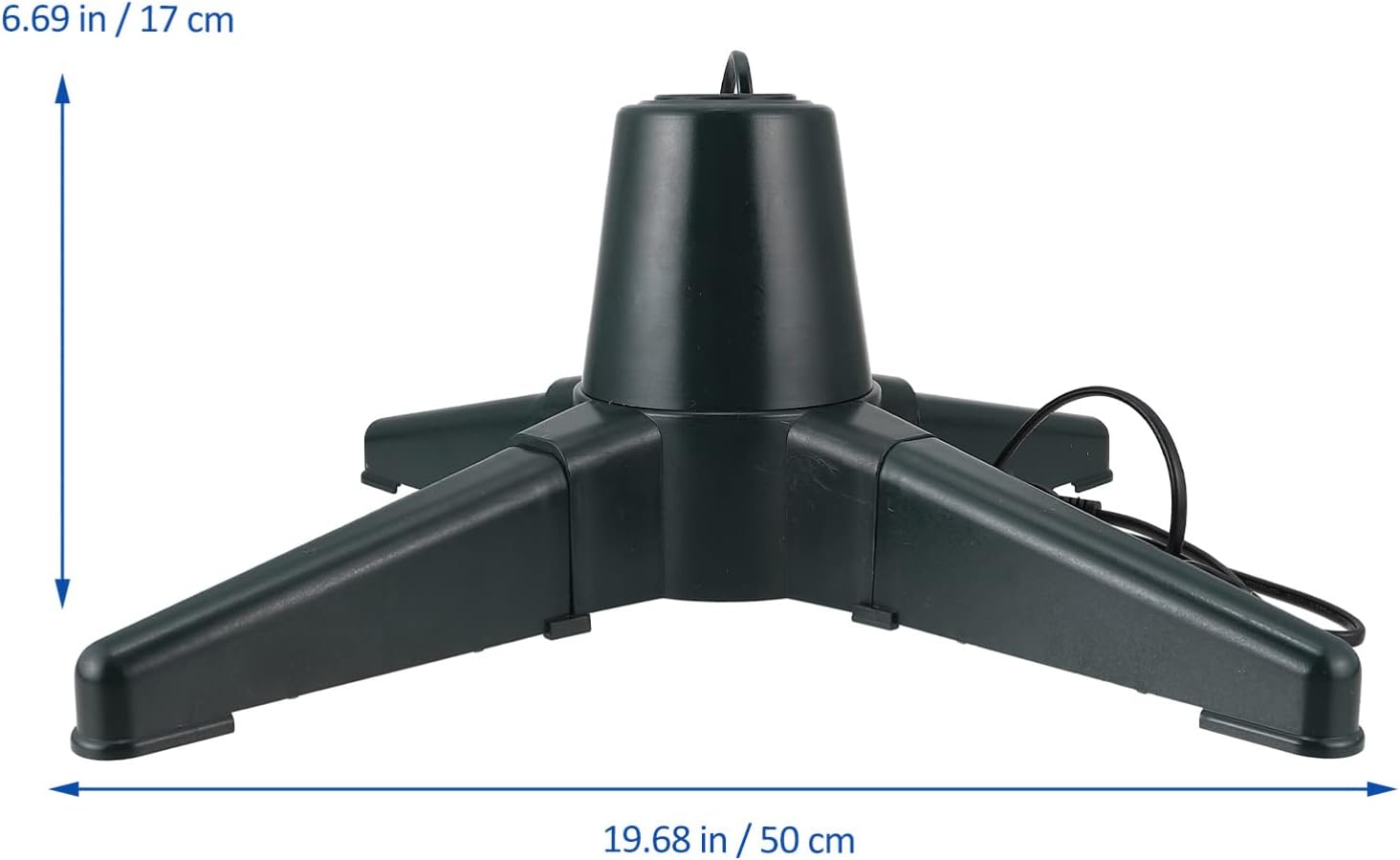 1pc Electric Rotatable Christmas Tree Stand Base Us Stable Electric Support for Holiday Decorations for Home and Garden Use