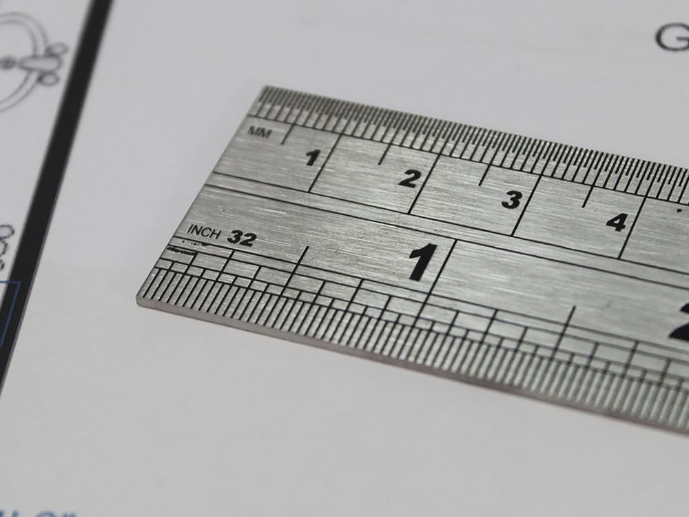 1/2 Righello Rigido In Acciaio Inossidabile 1,5 M Outifrance - Foto 4