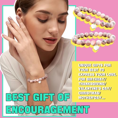 Blosssound 12 Pcs Thank You Bracelets Cards Friendship Birthday Gifts Bulk for Classroom School Women Staff Appreciation Gift3