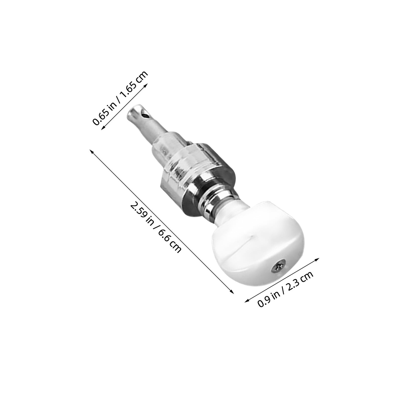 MAGICLULU Jeu de 4 Clés de Corde pour Banjo en Métal Argenté, Mécanisme D'accordage Fiable et Améliore le Son des Cordes, Accessoires Indispensables pour Banjo