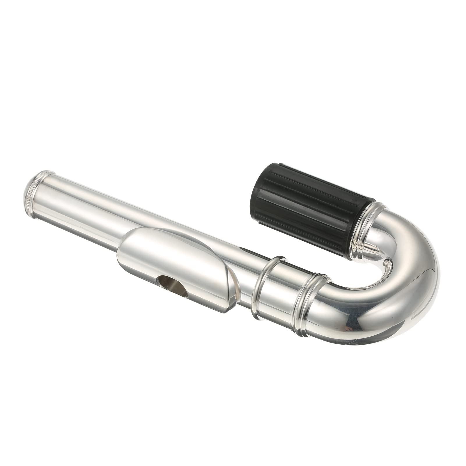 Vernickelte Flöte, vernickelte Flöte, gebogenes Kopfgelenk, Musikinstrumentenzubehör, Kopfstücke, Ersatzteil