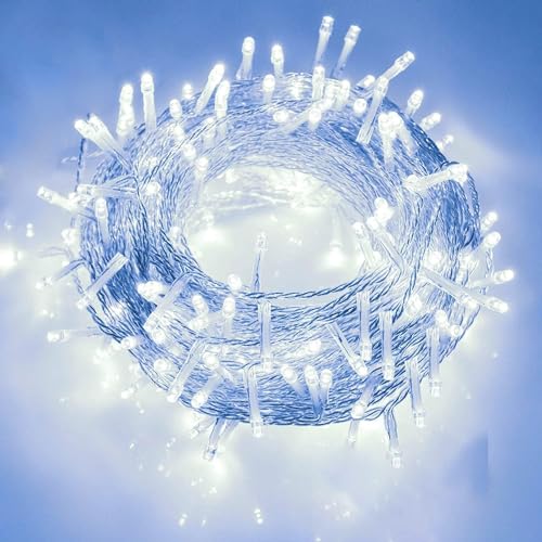 Image of One94Store LED Pixel String Light Pack of 10 - 36 Ft Copper Wire Fairy Light with 360 Bright White LED Bulbs, Decorative Pixel Series for Home, Diwali, Christmas, Wedding & Party Decoration
