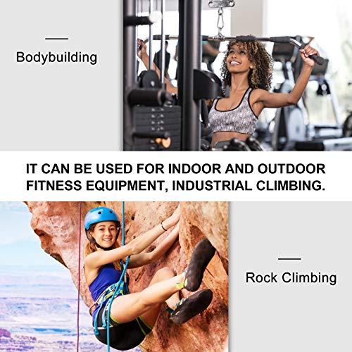 CLISPEED Liga de Alumínio de Escalada Polia Corda de Propósito Geral Pequeno De Alumínio Polias para