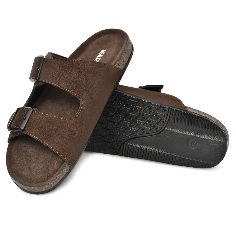 Image of HEALTH FIT Comfortable & LightWeight | Fashionable & Everyday Stylish & Durable Design Slip-on Style Flip Flops for Gents 3075