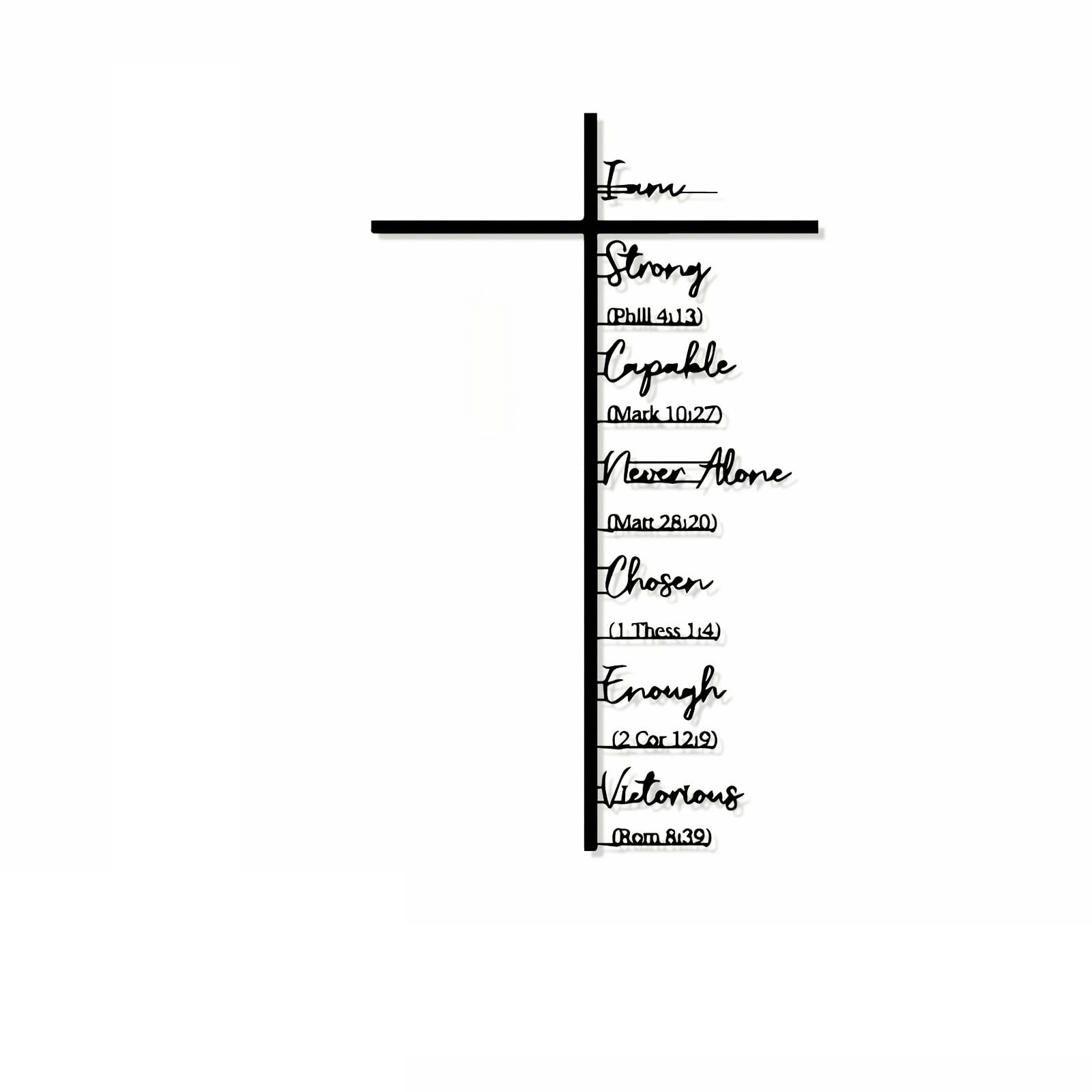 XAGMODSHN Crosses Wall Art Religious Decors for Prayer Room Hanging Spiritual Gift