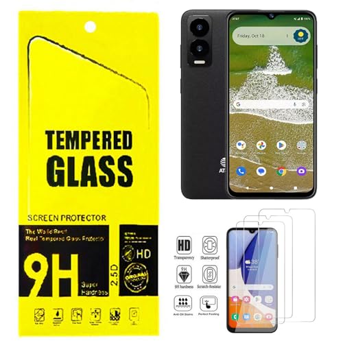 Screen Saver Compatible with AT&T Vista-2 (U572AA) Tempered Glass Screen Protector X3 Packs