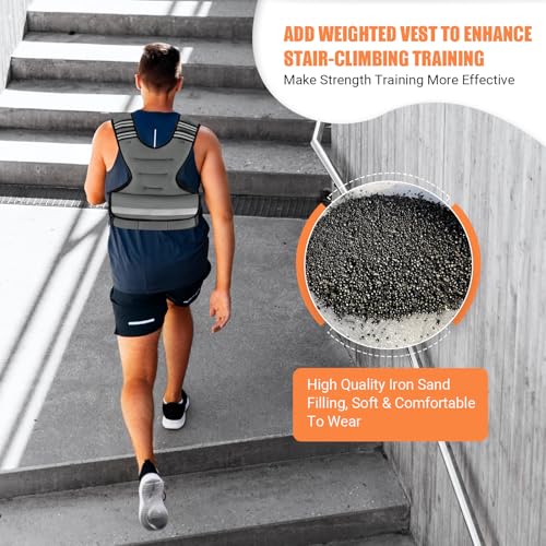 Adjustable Weighted Vest Women, 20-32 Lb Ruck Vest with 6 Ironsand weights - image 7
