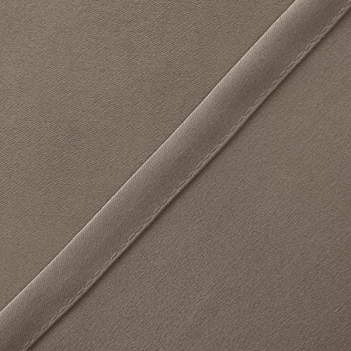 Hiasan KYUS-ZGBLT-C-4218-45 Valance Curtains For Kitchen Blackout Thermal Insulated Solid Window Curtain Valance, Camel thumb #2