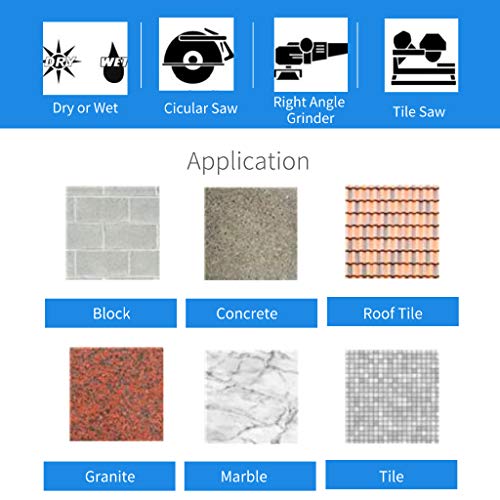 (20 Pack) Vtxmax Vss 6 Inch Dry Or Wet Cutting General Purpose Power Saw Segmented Diamond Blades For Concrete Stone Brick Masonry (6" - 20 Pcs) #TOP6