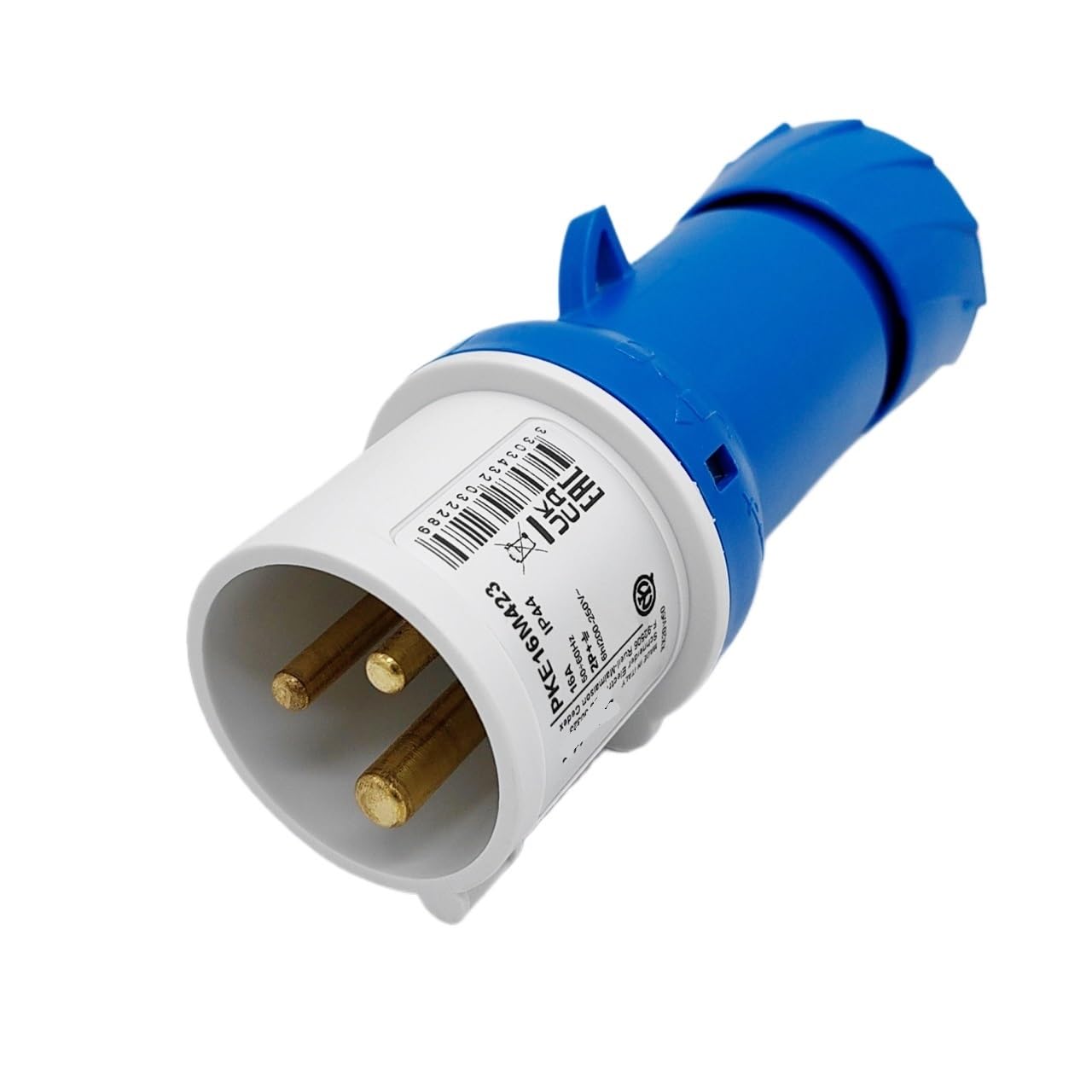 Enchufe industrial 2P+E PKX16M423 conector móvil industrial de 16A para cables con tornillo