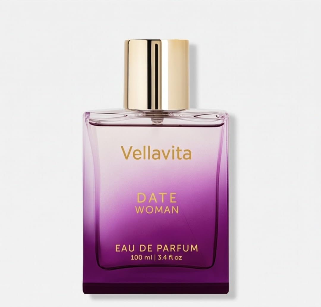 Vellavita Date Woman Eau de Luxurious Perfume, 100 ml | Long Lasting, 20% Perfume Oil, French Ingredients, For Women, Floral Fragrance-image-44