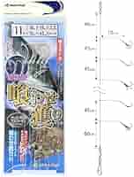 Amazon | まるふじ 喰わせ獲り極太キツネ 針11号-ハリス18号 [D