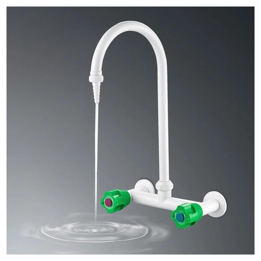 Labor-Wasserhahn-Düse, kalt und heiß, vertikaler Doppelzweck-Wasserhahn für Glaswaren, Laborzubehör, professionelles Design mit einer Öffnung
