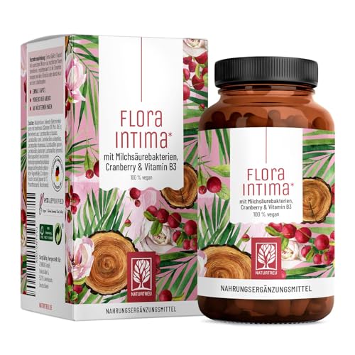 Kulturen Komplex für Frauen Intimflora * mit 100 Mrd. KbE/g - mit Milchsäurebakterien, Cranberry & B - 7 Lactobacillus Stämme Floraintima von NATURTREU®