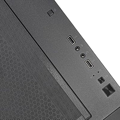 SilverStone Technology FARA 312Z High Airflow Micro-ATX Gaming Chassis with Included ARGB Fans and Light Strips, SST-FA312Z-BG