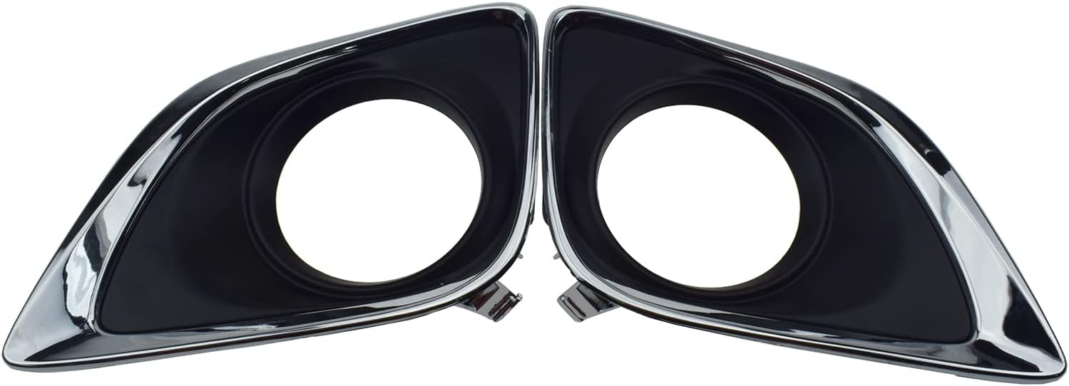 Front Left & Right Side Fog Light Covers Pair For Toyota Venza 2013-2016