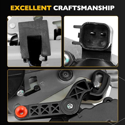 Image of 68030378AC Door Lock Latch Actuator Rear Right Passenger Side, Compatible with Chrysler Town & Country 2008-2016, Dodge Grand Caravan 2008-2020, Ram C /V 2012-2015 Lock Actuator, Replaces 5020768AB