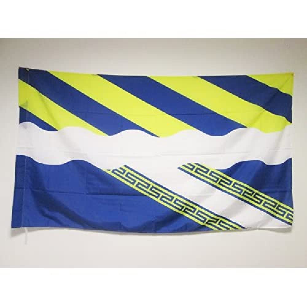 AZ FLAG - French Department of Aisne Flag - 3x5 Ft - Department of France Banner with Sleeve - 100% Polyester - Fade Resistant - Vivid Colors - 3' x 5' Feet - 150x90 Cm