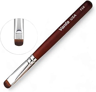 Vanfa French Brush for Nails, Clean up brush for Gel Nail Polish F16