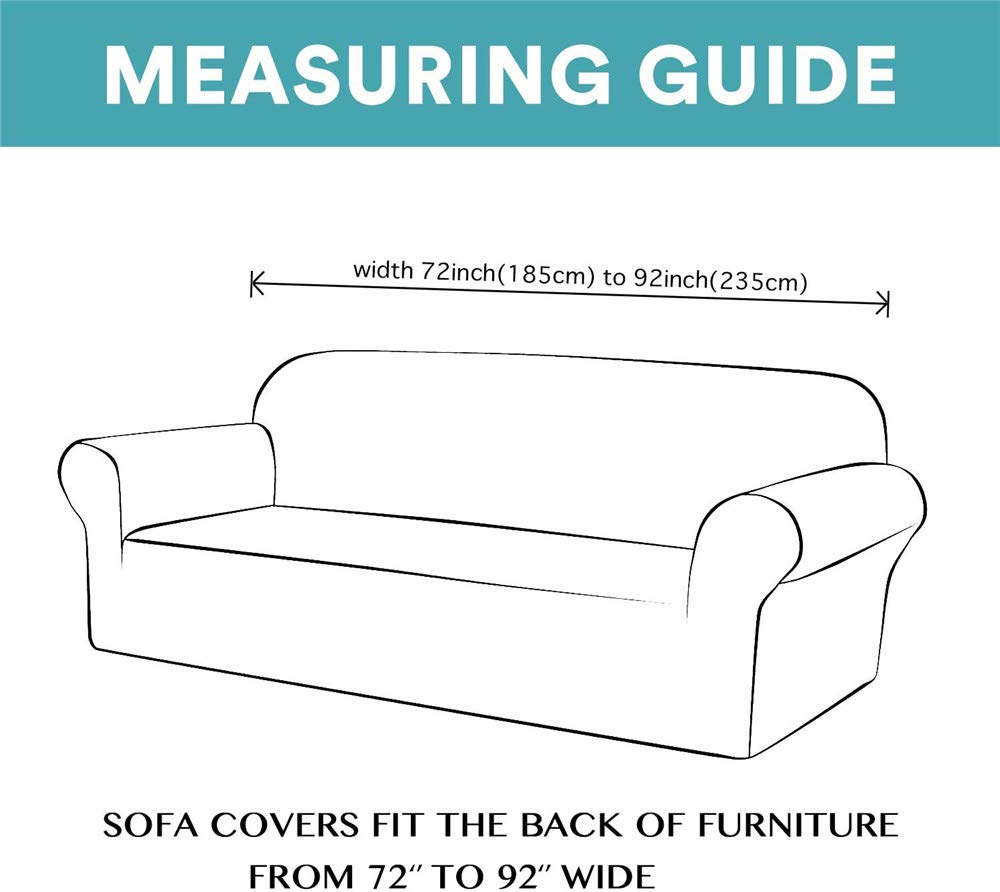 Universeller Sofabezug aus Samt, Stretch-Sofabezug aus Samt for 1/2/3/4-Sitzer-Sofa, wasserabweisend, Leder und Wildleder(Cachi,3 posti(173-229 cm))