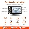 Electric Bicycle LCD S866 Display Meter, 24V 36V 48V 60V E-Bike Display Meter Control Panel with SM/Waterproof Plug (SM Plug) #2