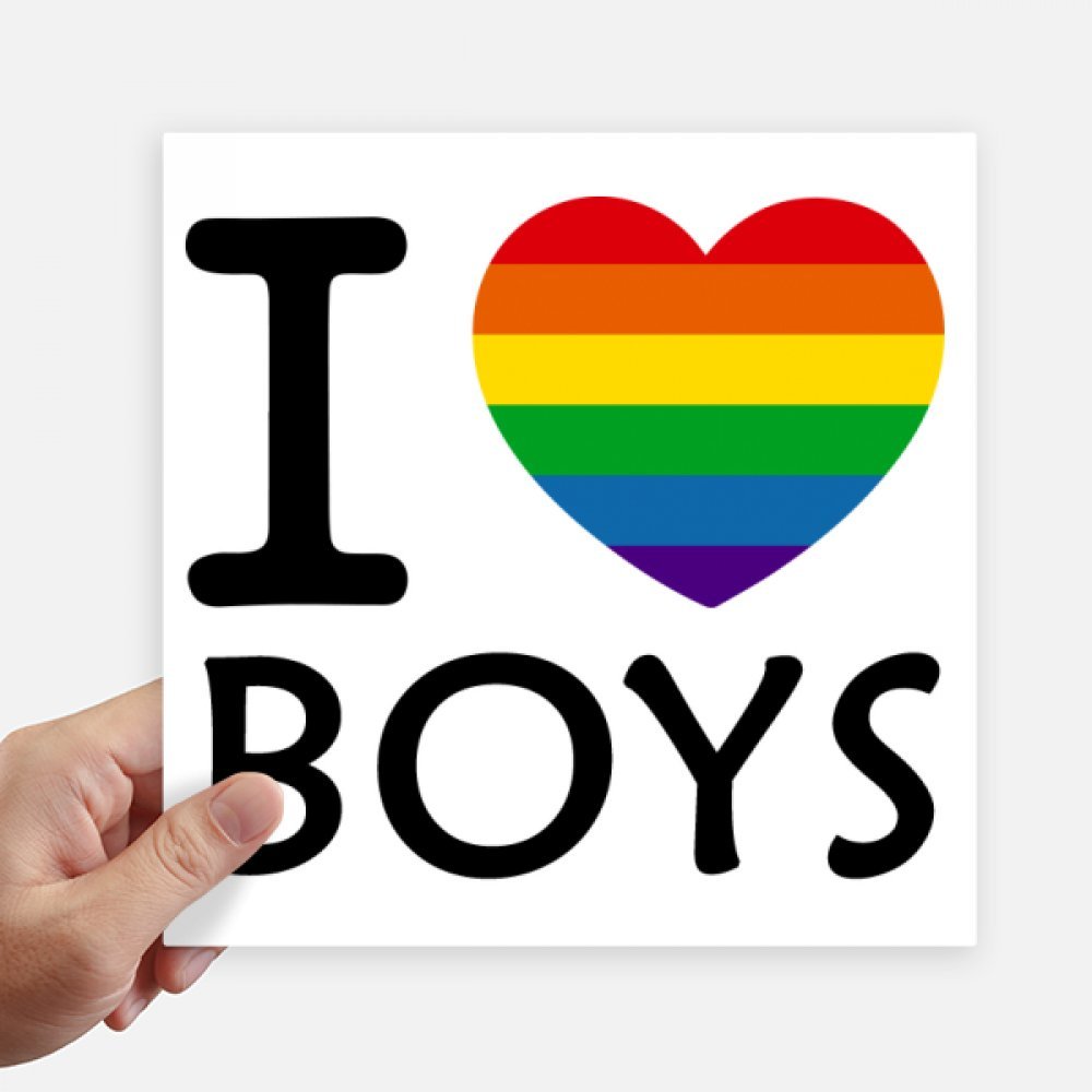 Autocollant LGBT transgenre et bisexuel carré 20 cm pour ordinateur et valise, lot de 4