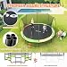 Yohood Trampoline Outdoor 12FT 14FT, Recreational Trampolines with Enclosure Net and Ladder, ASTM Approved for Kids and Adults, with Additional 8 Stabilizer Bars and Anti-Rust Coated Galvanized Frame, Image 2 Yohood Trampoline Outdoor 12FT 14FT, Recreational Trampolines with Enclosure Net and Ladder, ASTM Approved for Kids and Adults, with Additional 8 Stabilizer Bars and Anti-Rust Coated Galvanized Frame, Image 2