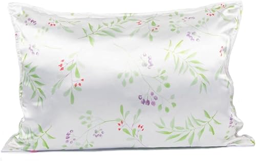 Vista 19 de Octocurl Funda de almohada de satén, champán Cheers - reversible, más suave que la seda, microfibra absorbente, refrescante, seda vegana, mantiene