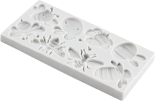 Miniatura 9 de Molde de silicona de abejorros para fondant de abeja, molde de chocolate para decoración de pasteles de azúcar, decoración de cupcakes, pasta de