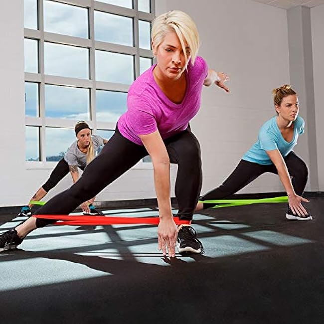 Power Systems Resistance Bands ¨C Commercial Grade Exercise Loop Bands Kit for Working Out, Elastic Bands for Physical Therapy, Strength, Fitness Training at Home or Gym