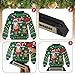 Barydat 6 Pcs Christmas Ugly Sweater Funny Trophy 7 Inches Ugly Sweater Tacky Party Trophy Award for Costume Party