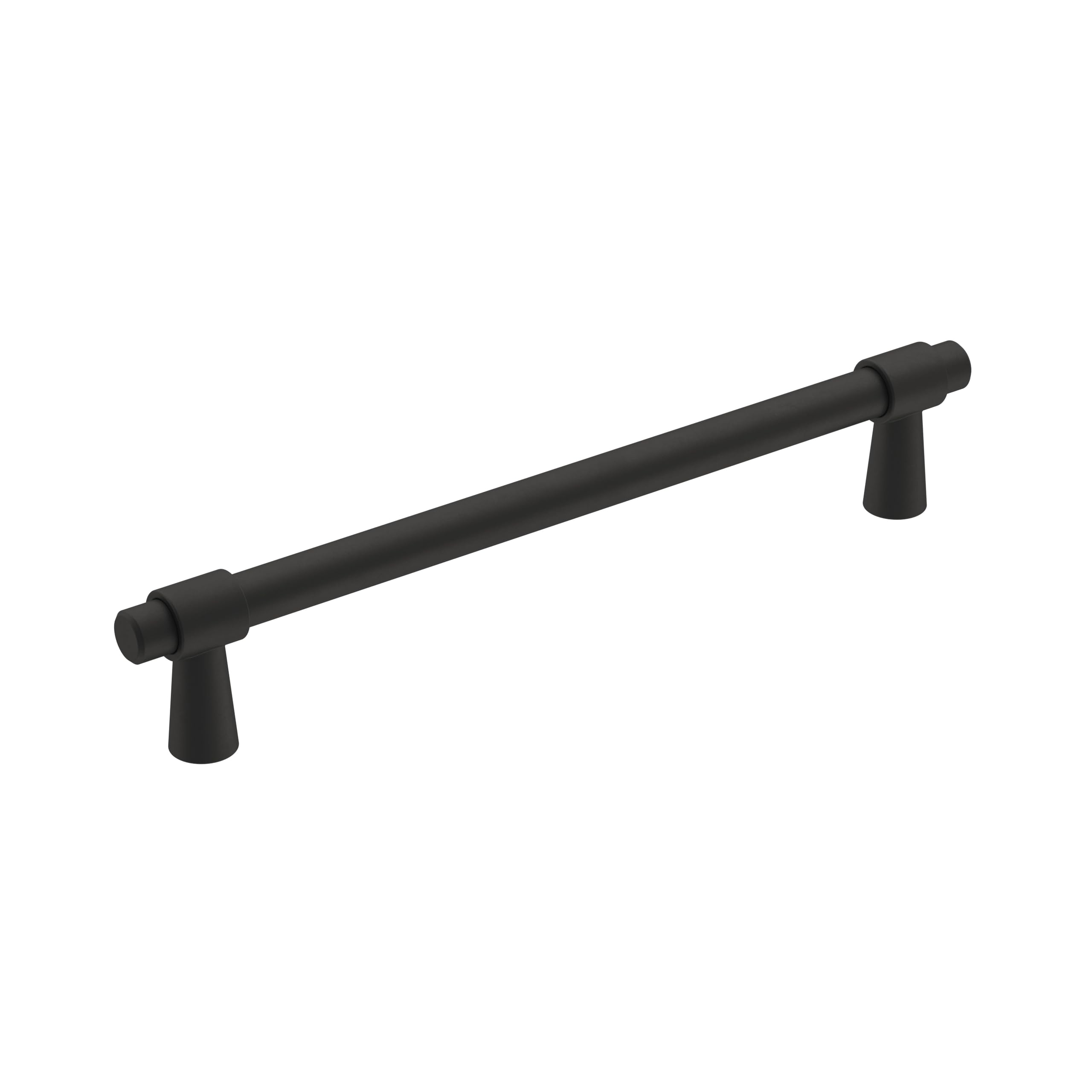 Amerock, Matte Black, 6-5/16 inch (160mm) Center-to-Center