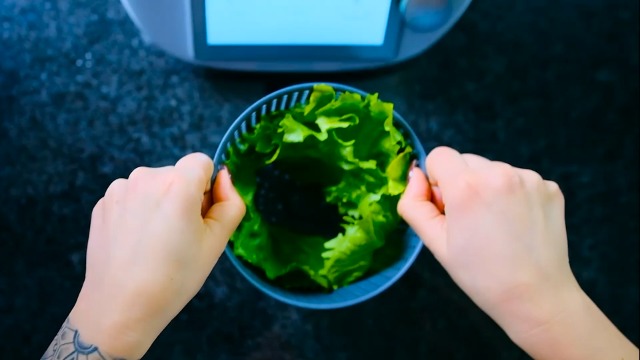 NEW: MixFino Salad Spinner for Thermomix TM6 Accessories TM5 - dry salad at last with your Thermomix TM6 also for TM5 Accessories - Accessories Thermomix TM6 - Made in Germany Quality, Diamond Grey