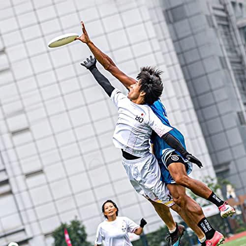 Qkydky Eurodisc 175g,Flying Ring,Professionelle Wurfscheibe,Wurfring mit Durchmesser,Wettkampf-Frisbee Funsport, Rainbow Wettkampfharte Wurfscheibe,Freizeitspieler und Profis Gleichermaßen (A)