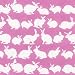 Entertaining with Caspari Continuous Gift Wrapping Paper, Rabbit Hutch, Pink, 5-Feet, 1-Roll