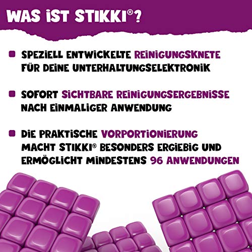 STIKKI® Reinigungsknete für Handy, Smartphone, Kopfhörer UVM. – Professionelles Reinigungsset inkl. Multifunktionsbürsten - Image 5