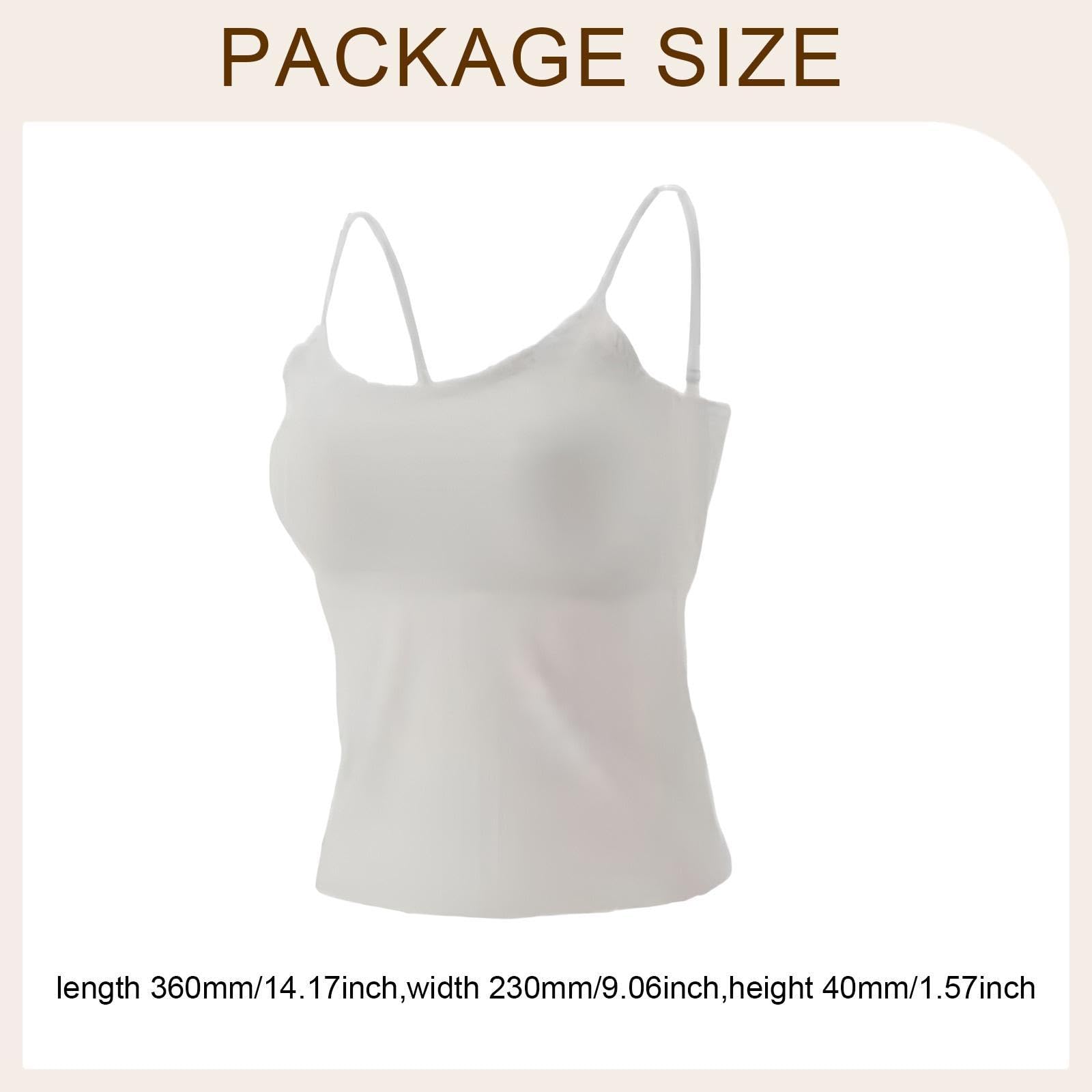 Canottiera Da Donna Imbottita, Senza Maniche, Sottile, Intimo