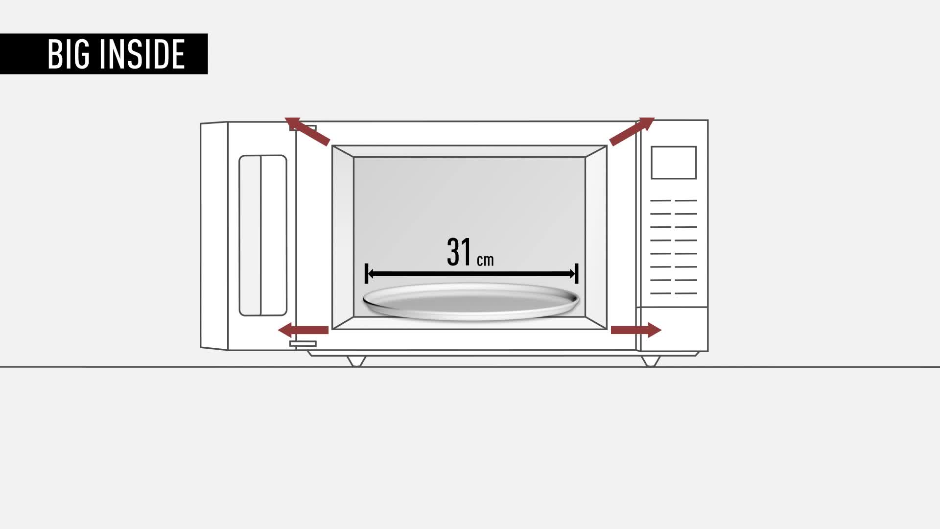 Panasonic-NN-CT57JMBPQ-Slimline-Combination-Microwave-Oven-with-Turntable-1000-W-27-Litres-Silver Panasonic CT57 Slim Combination Microwave Oven & Grill with Turntable, 27 Litres, 1000 W Power, 29 pre-set menus, Silver