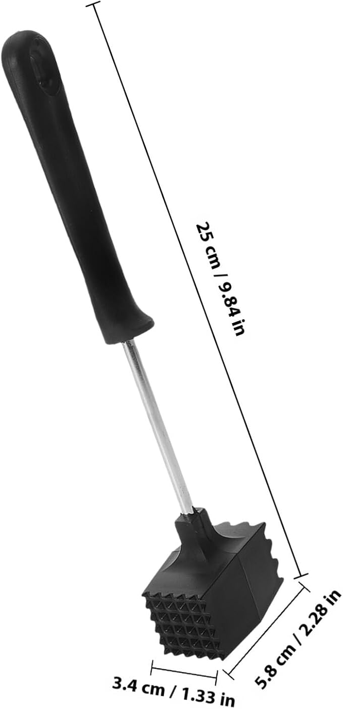 Martillo Ablandador de Carne Ergonómico Acero Inoxidable y PP miniatura 3