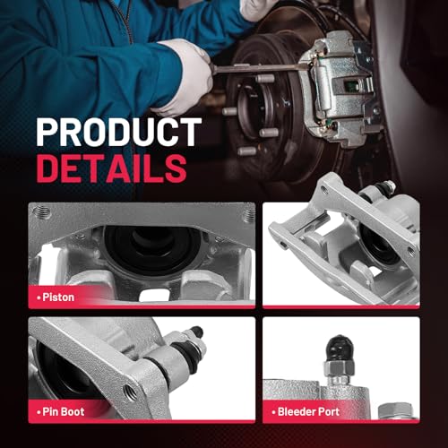 Image of BDFHYK 2pcs Rear Disc Brake Caliper Assembly with Bracket Compatible with Chrysler Aspen 2007-2009 4.7L V8,Compatible with Dodge Durango /Ram 1500 2002-2010,Compatible with Ram 1500 2011-2018