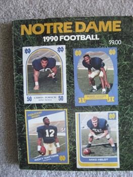 Unknown Binding Notre Dame 1990 Football Guide Book