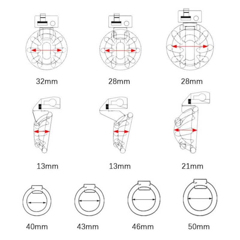 Pink Harz Klassischer Tragbarer SpezialkäFig, Tragbarer KäFig Mit 4 Fitnessring ZubehöR, 1 SchlüSsel, Originalgeschenk - D10