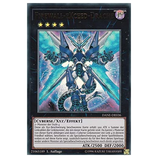 Konami - DANE-DE036 - Firewall-Exceed-Drache - Ultra Rare - DE - Yugioh
