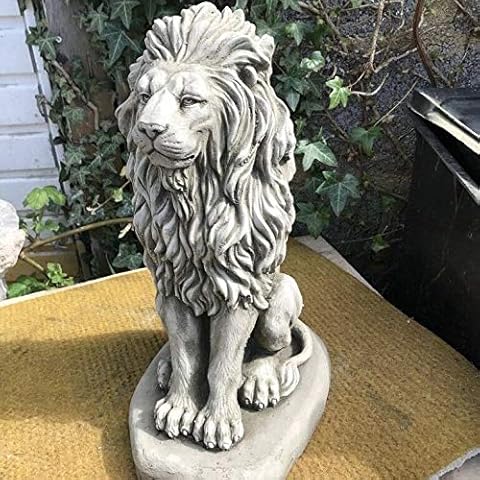 Large Reconstituted Stone Lion Statue Cover