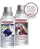 Waschmittel und Imprägnierschutz sind ideal für Textilien aus Membran-Gewebe wie Sympatex® und Gore-Tex® und auch für technische Fasern wie Fleece und Lycras entwickelt worden. Wind- und Wetterschutz bleiben auch nach vielen Waschgängen erhalten