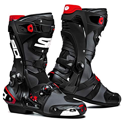 SIDI Rex 000MVREX Stivali per Moto, Grigio Nero, 41