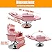 TECHTONGDA Facial Beauty Bed Pink Spa Chair Adjustable Table Salon Bed with Back Adjusted Angle 90-175 Degrees and Air Pressure Lifting for Esthetician Salon Beauty Spa Lash Microblading