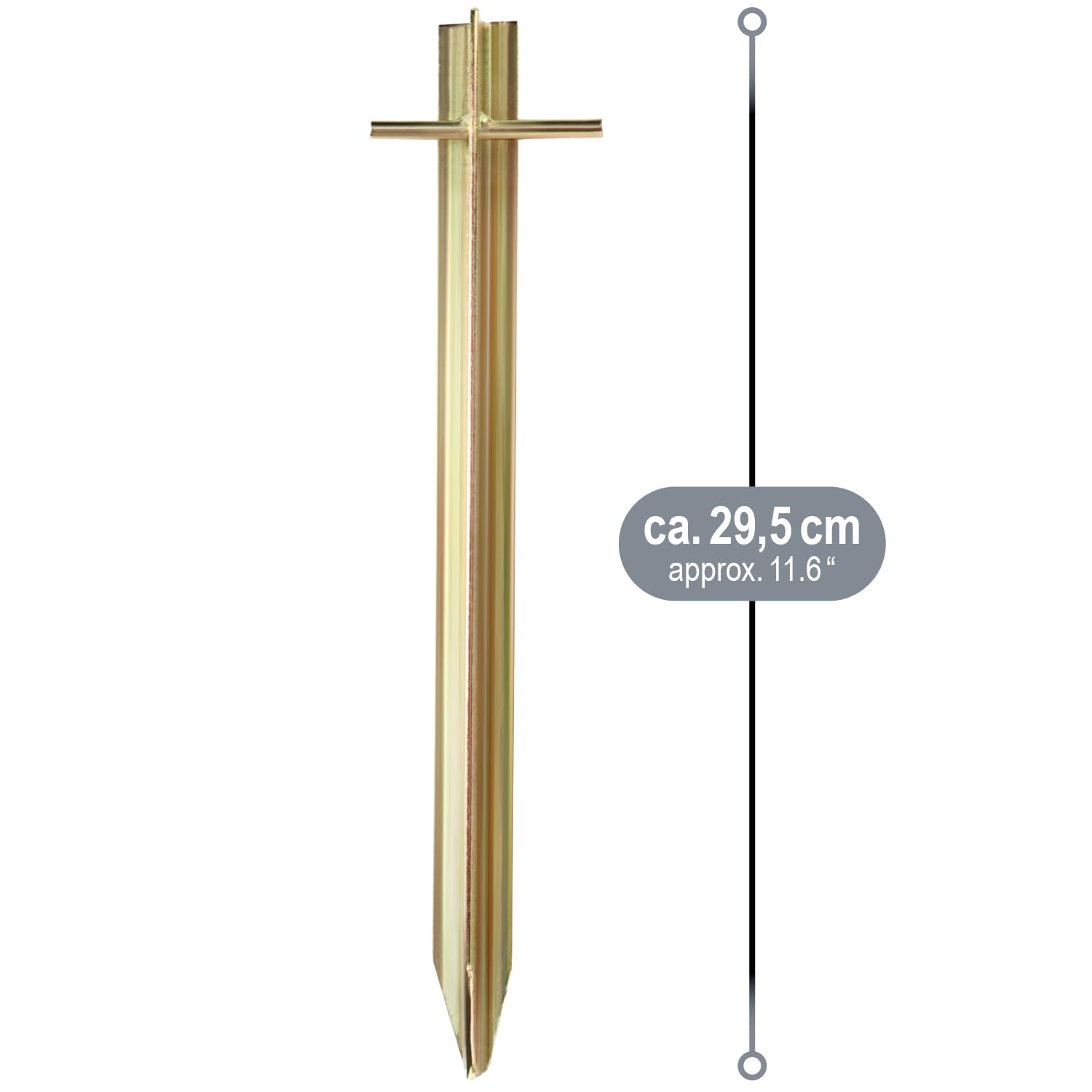COM-FOUR® 16x stalowe kolki do namiotu, dlugie i solidne kolki do podloza | idealne do normalnego i twardego podloza