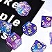 Galaxy Dice Set| Blue Mix Purple DND Dice Set for Board Game