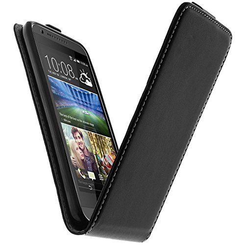 Avizar Housse, Etui à Clapet Ultra-Fin pour HTC Desire 620 - Noir
